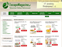 Tablet Screenshot of escapemagazine.pl